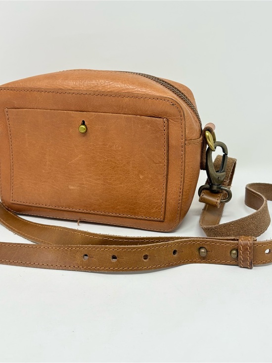 Madewell Handbags - Madewell Tan Brown Leather Crossbody Bag Shoulder Purse The Transport Camera Bag